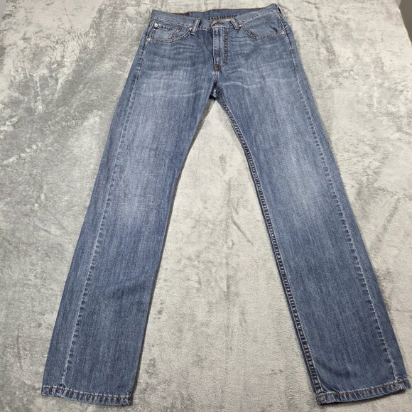Levis 505 Jeans Mens 30X32 Blue Straight Leg Medium Wash 100% Cotton Denim - Picture 1 of 7